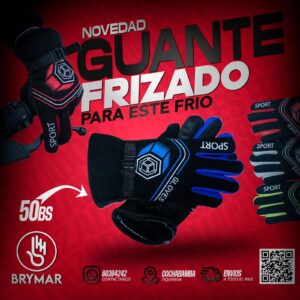 Novedad guante frizado solo en Brymar